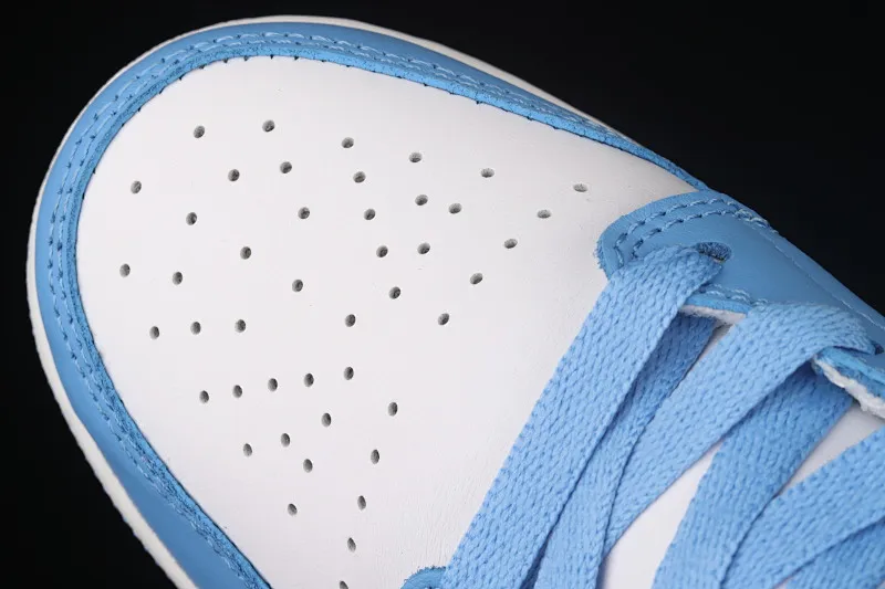 All categories Air Jordan Jordan series basketball shoes Air Jordan 1 Mid G version pure original Air Jordan 1 Mid AJ1 Joe 1 North Carolina blue China basketball shoes 554725-106